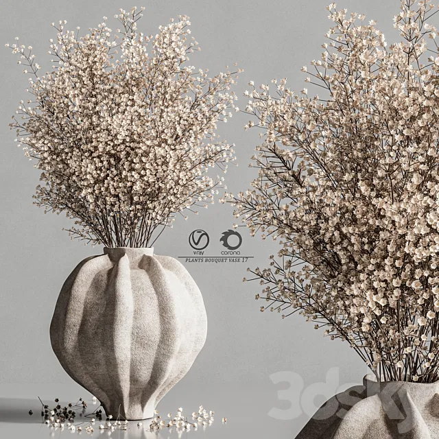 plants_bouquet_vase_17 3ds Max