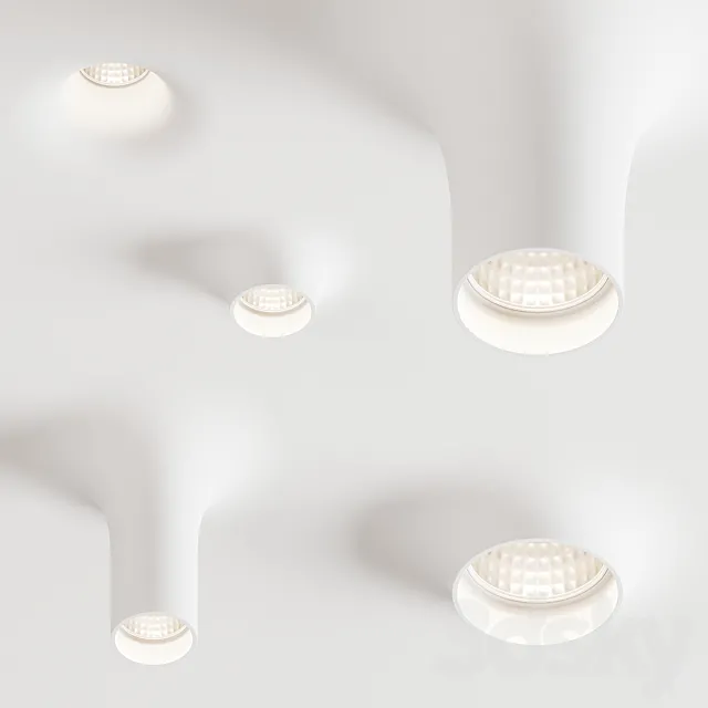 Plaster lamps 9010 Novantadieci 3ds Max