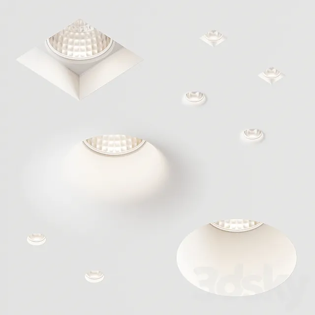 Plaster lamps 9010 Novantadieci 3ds Max