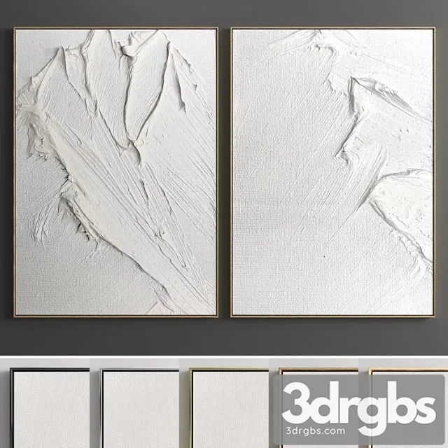 Plaster Two Photo Frame E 07 3dsmax Download