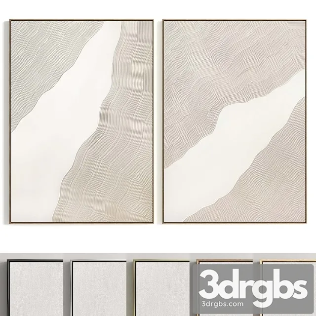Plaster Two Photo Frames T 346 3dsmax Download