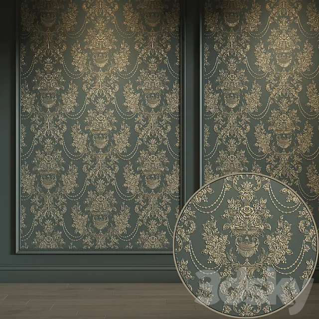 Plaster wallpaper 229 (WallCrusta) 3ds Max