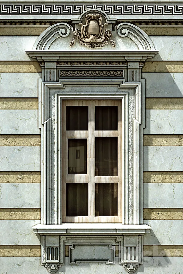 Platband window 3ds Max