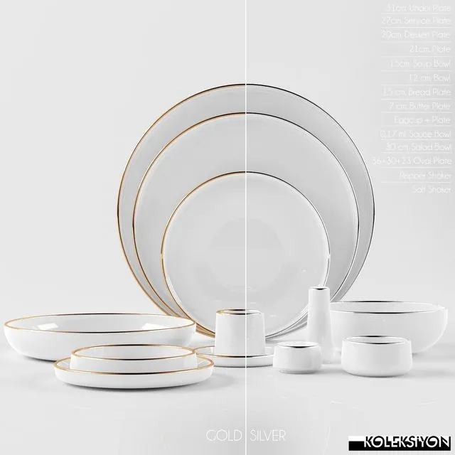 PLATE SET 3dsMax Model