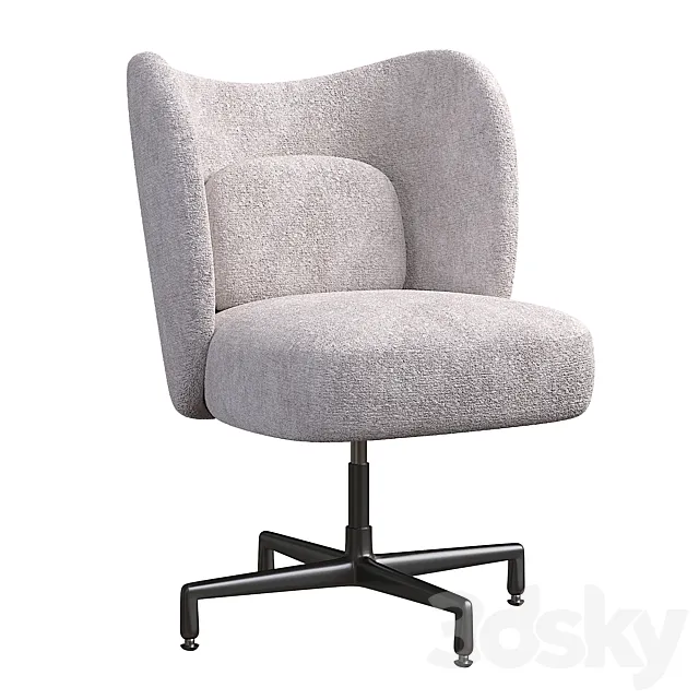 Plato Desk Chair 3ds Max