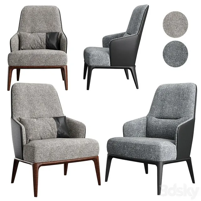 Play armchair m 3dsMax Model