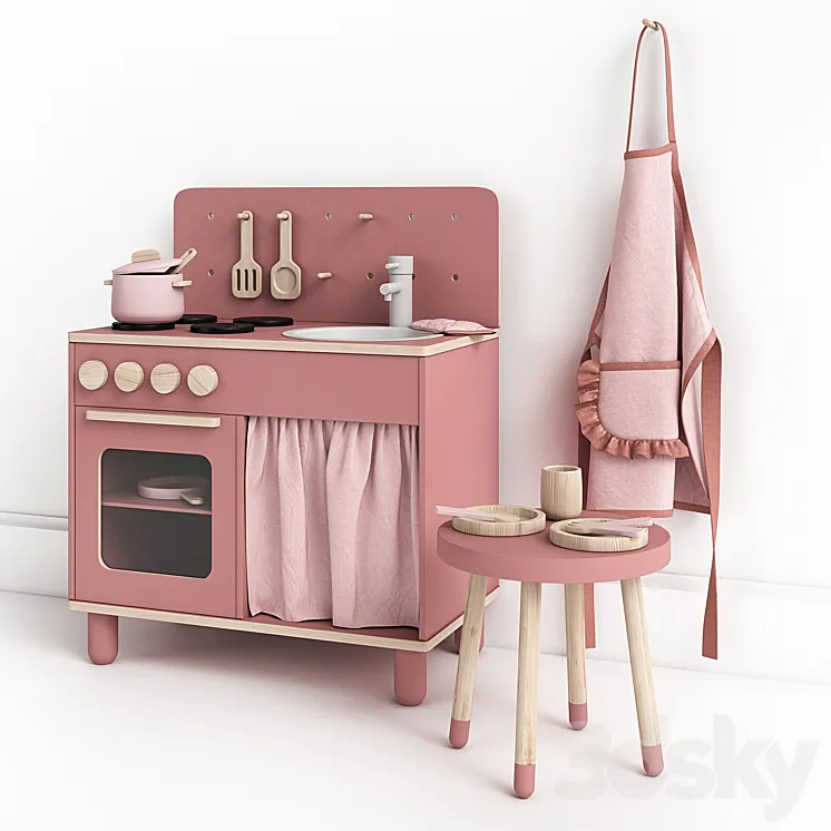 Play Kitchen by Flexa 3DS Max