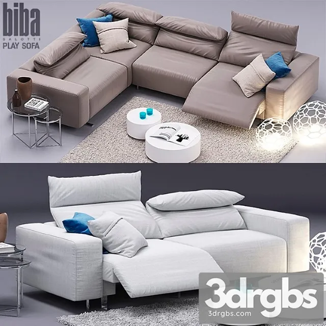 Play sofa biba salotti 2 3dsmax Download