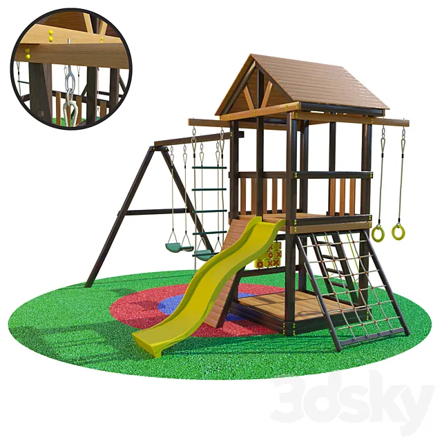 Playground Wendel 3DS Max Model