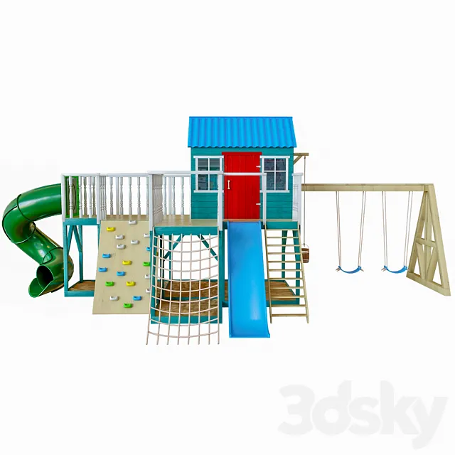 PlaygroundPlayhouse-06 3ds Max