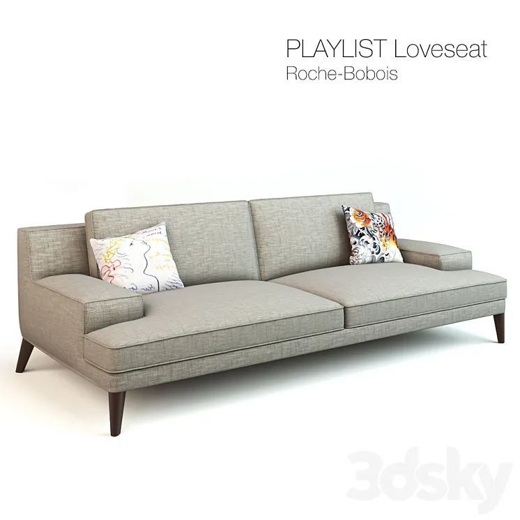 Playlist Loveseat Roche-Bobois 3DS Max Model