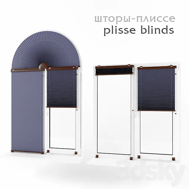 Pleated blinds 3DSMax File