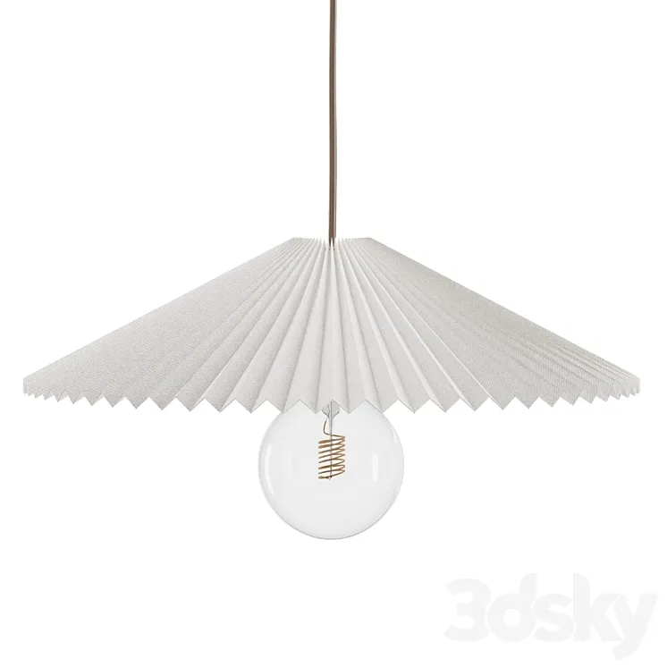Pleated Lamp Shade 3DS Max Model