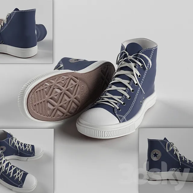 Plimsoll Shoe 3DS Max Model