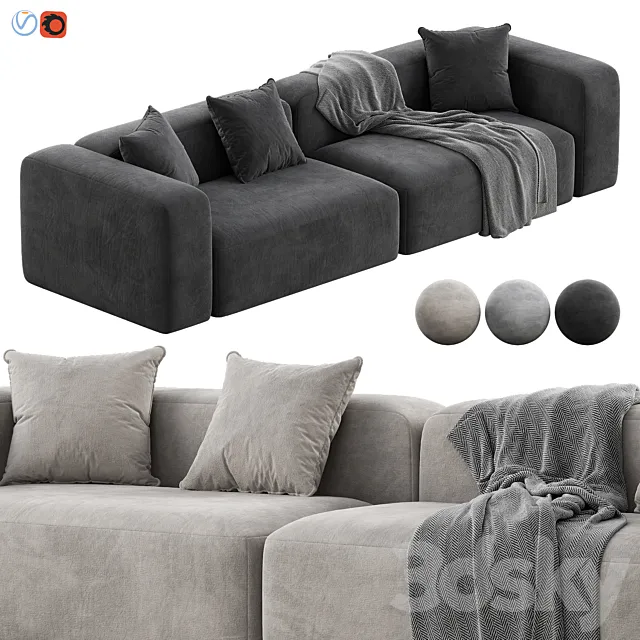 Plus Modular Sofa by Lapalma 3ds Max