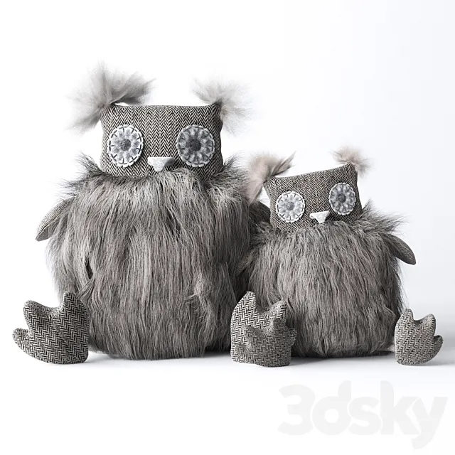 Plush Owls 3DSMax File