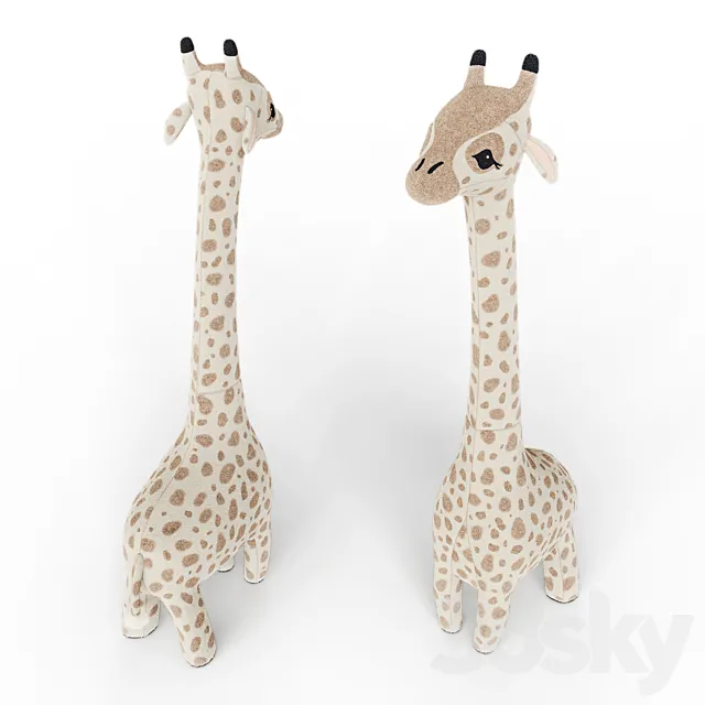 Plush toy Giraffe H & M 3ds Max