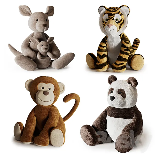 Plush Toys 06 3dsMax Model