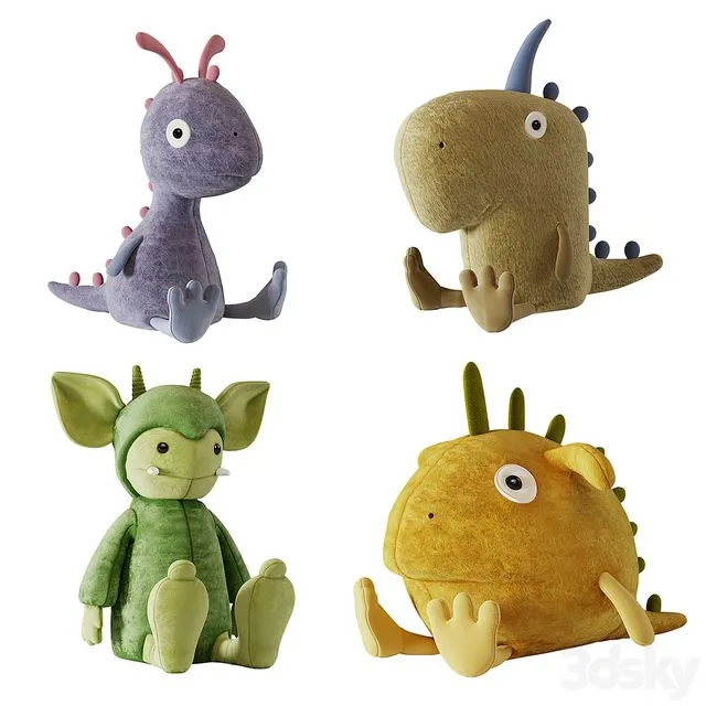 Plush Toys 18 3dsMax Model