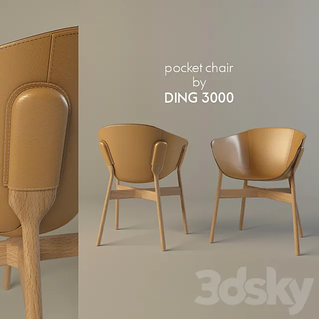 Pocket chair 3ds Max