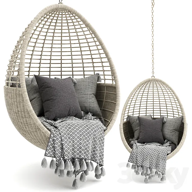 POD HANGING OUTDOO CHAIR 3DS Max Model