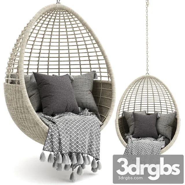 Pod hanging outdoo chair