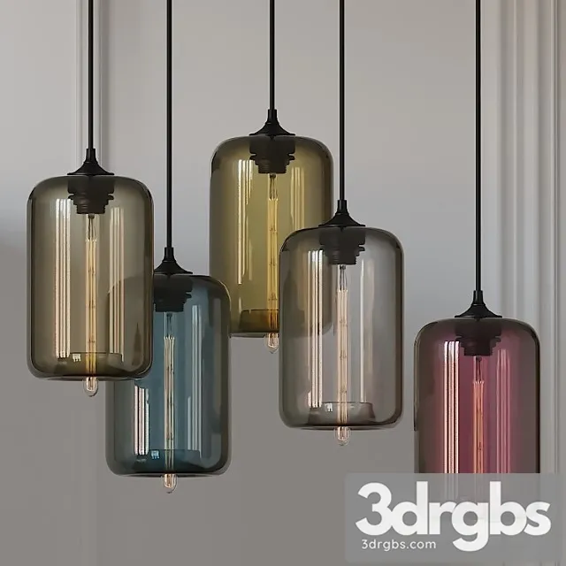 Pod pendant lamp designed by jeremy pyles for niche 5 colors 3dsmax Download