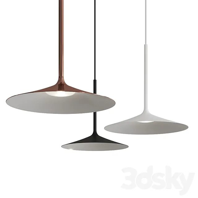 Poe_P by Linea Light Group Pendant Lamp 3DS Max Model