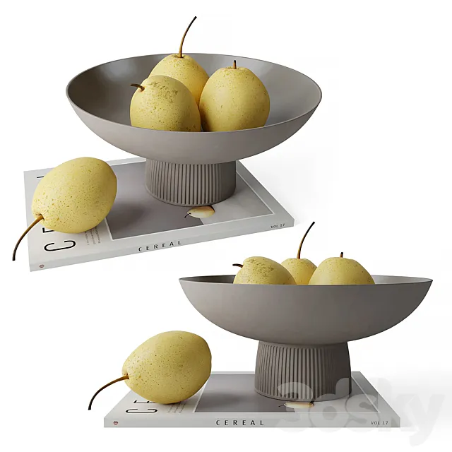 Poets Dream Fruit Bowl 3ds Max