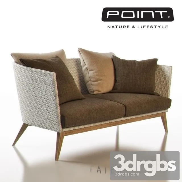 Point Arc Outdoor 2 Seater Sofa 3 3dsmax Download