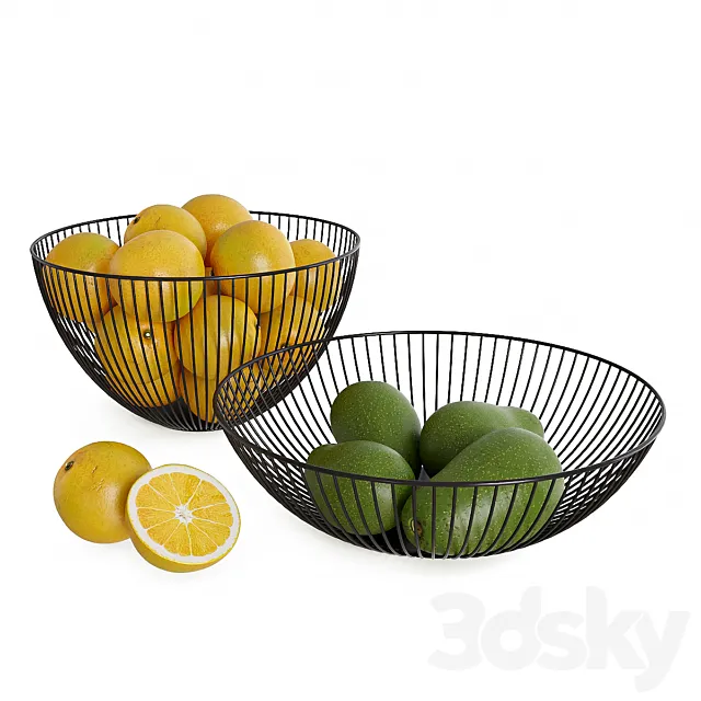 POINT VIRGULE – FRUIT BASKET 3ds Max