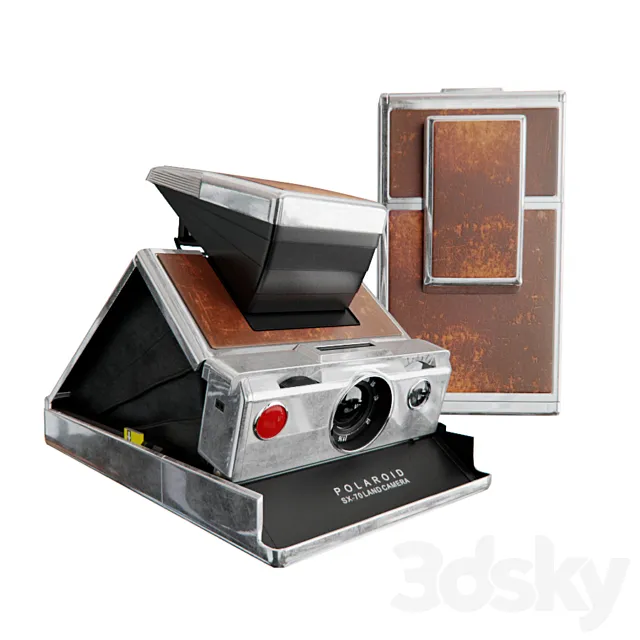 Polaroid SX-70 Land Camera 3DS Max Model