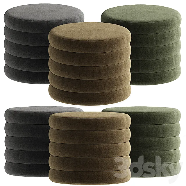 Pole Pouf Pole Bucle 3ds Max