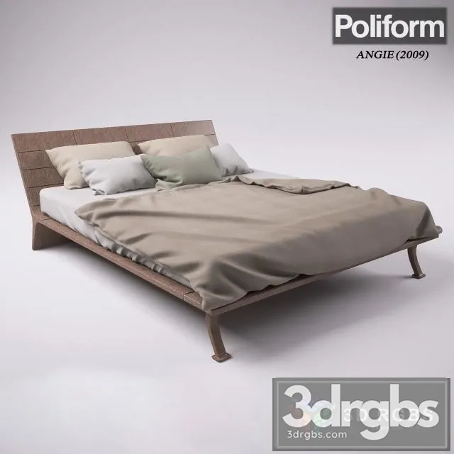 Poliform Angie Bed 3dsmax Download
