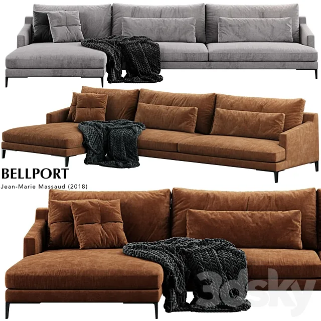Poliform Bellport Sofa 2 3DS Max Model