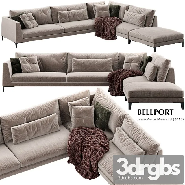 Poliform bellport sofa 4 2 3dsmax Download