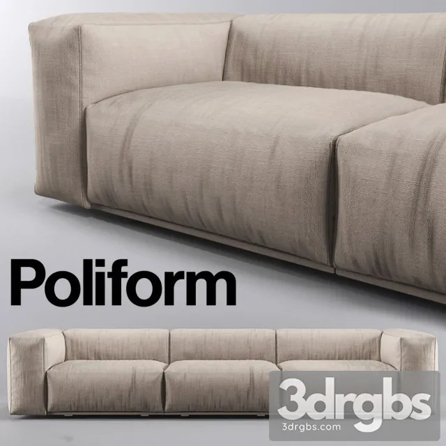 Poliform Bolton Sofa 01 3dsmax Download