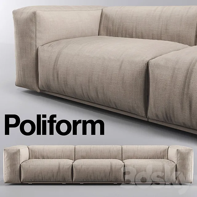 Poliform Bolton Sofa 3DSMax File