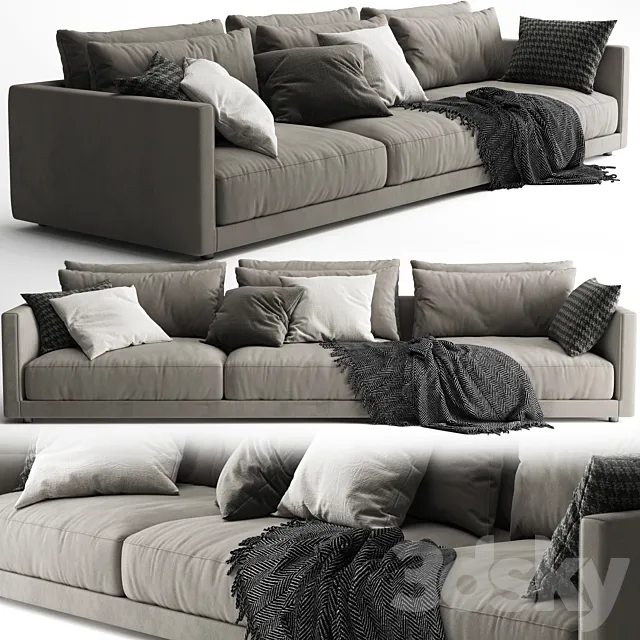 Poliform Bristol Sofa B 3DSMax File