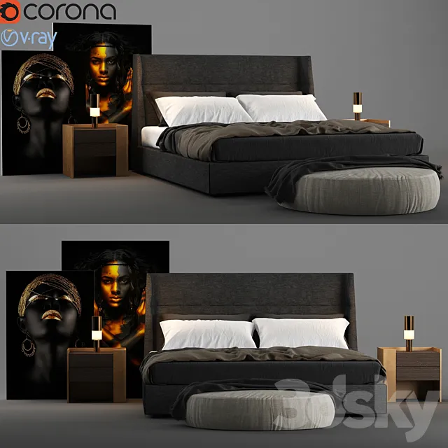 poliform CHLOE 3ds Max