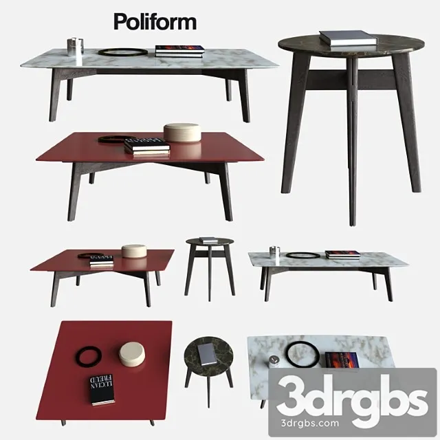 Poliform coffee tables bigger 2 3dsmax Download