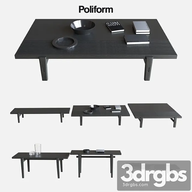 Poliform coffee tables home hotel 2 3dsmax Download