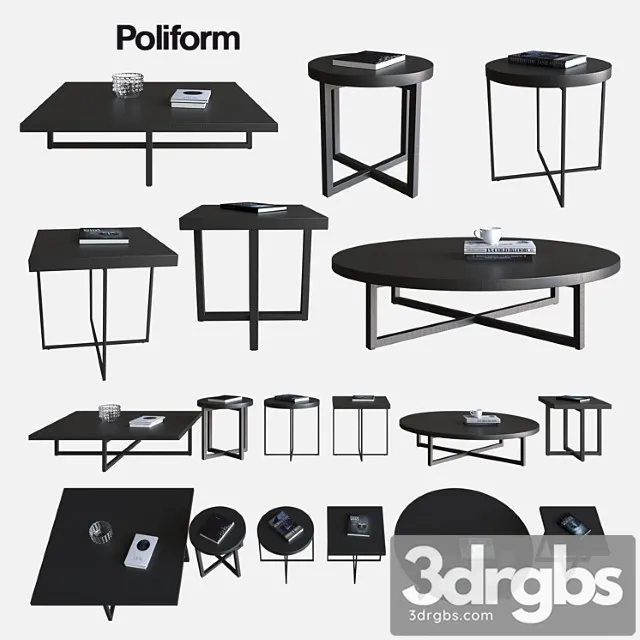 Poliform Coffee Tables Yard 3dsmax Download