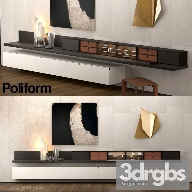 Poliform Display Cabinet 3dsmax Download
