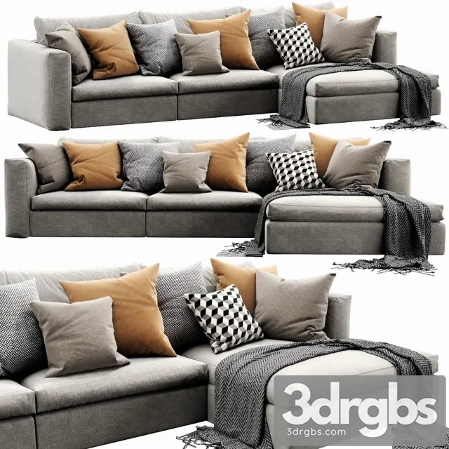 Poliform Dune Chaise Lounge 3dsmax Download