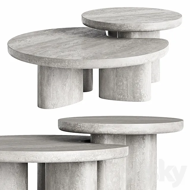 Poliform ERNEST coffee tables 3ds Max