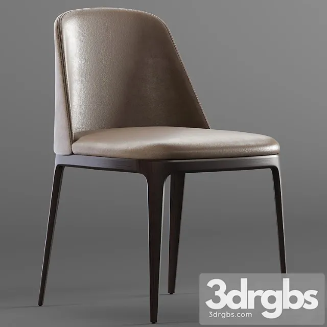 Poliform Grace Leather chair 2 3dsmax Download