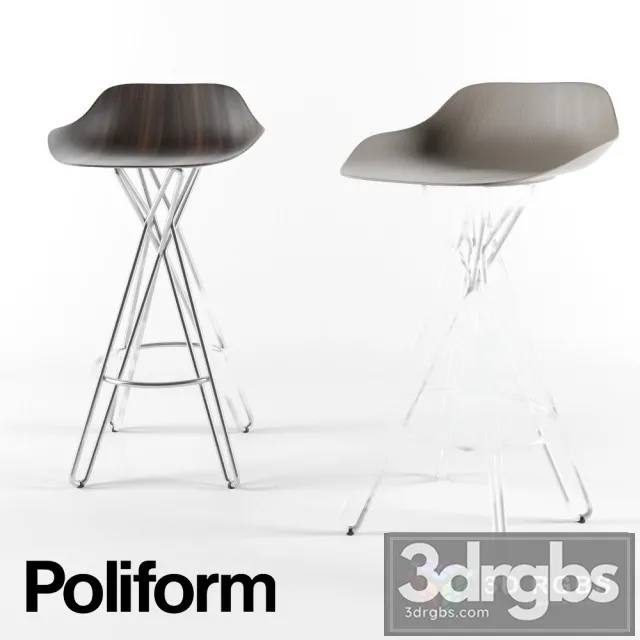 Poliform Harmony Stool 3dsmax Download