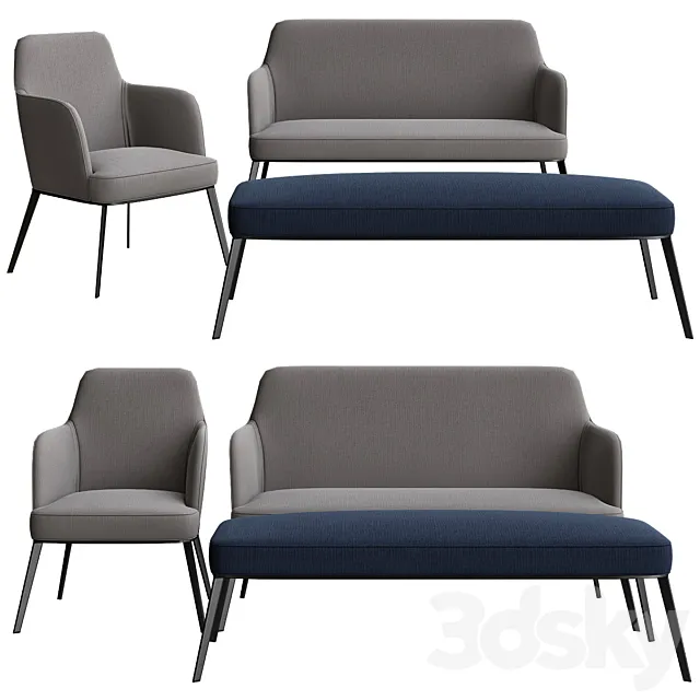 Poliform JANE 3ds Max