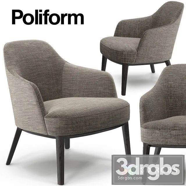 Poliform Jane Armchair 3dsmax Download